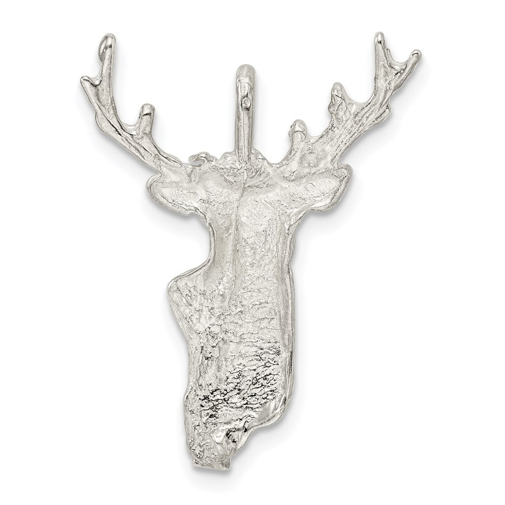 Sterlingsilber Hirsch Kopf Charm