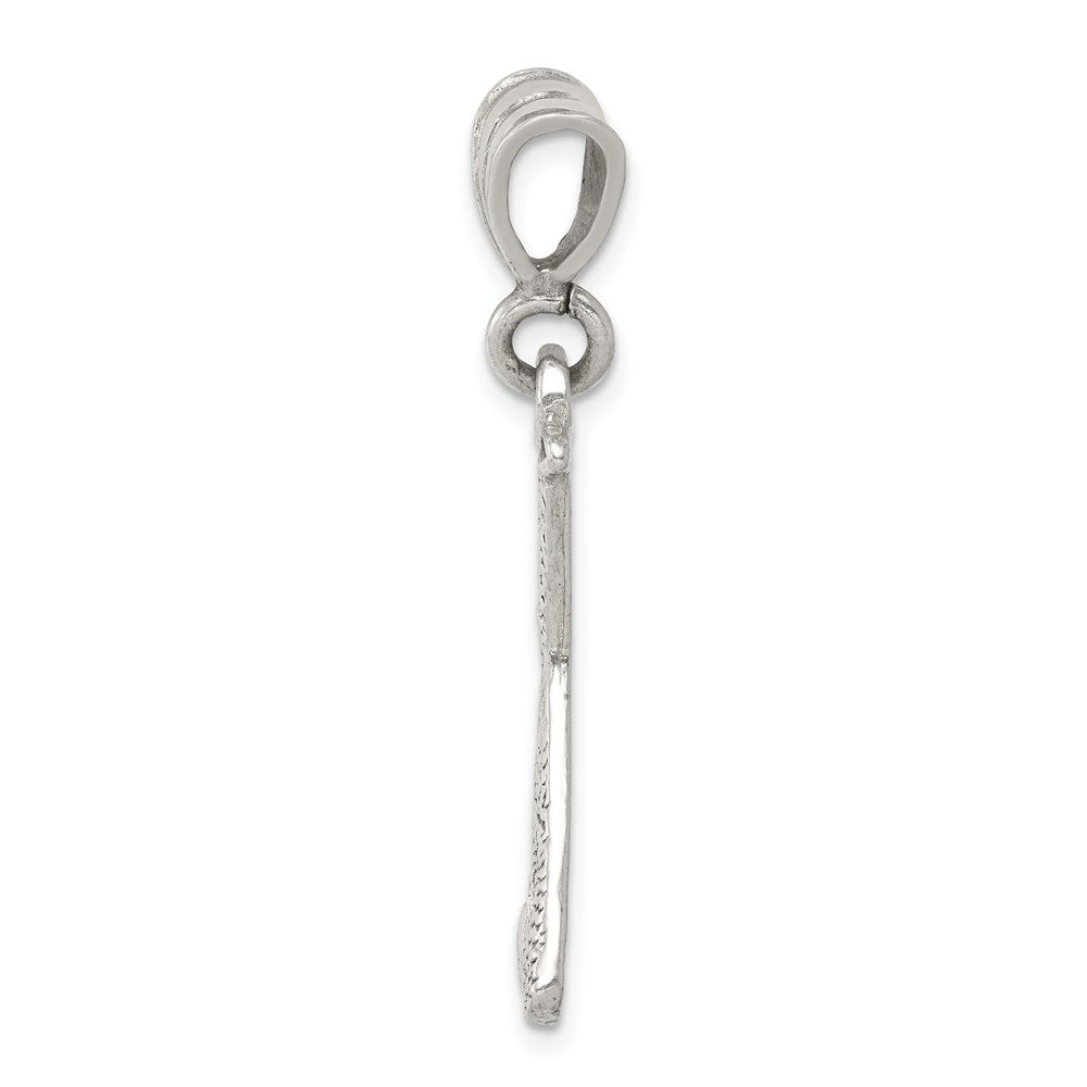 Sterlingsilber Zwei Bats & A Kugel Charm