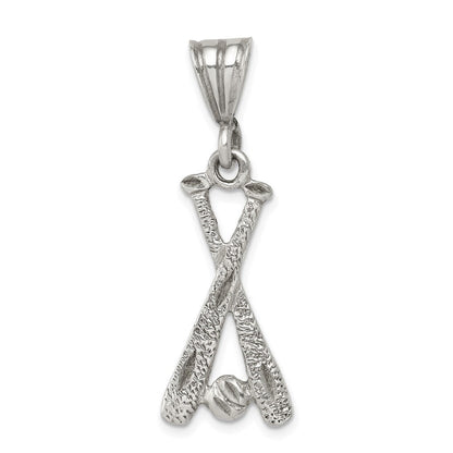 Sterlingsilber Zwei Bats & A Kugel Charm