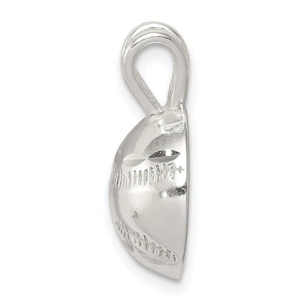 Sterlingsilber Baseball Charm