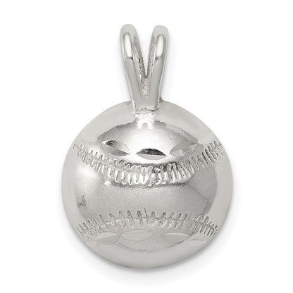 Sterlingsilber Baseball Charm