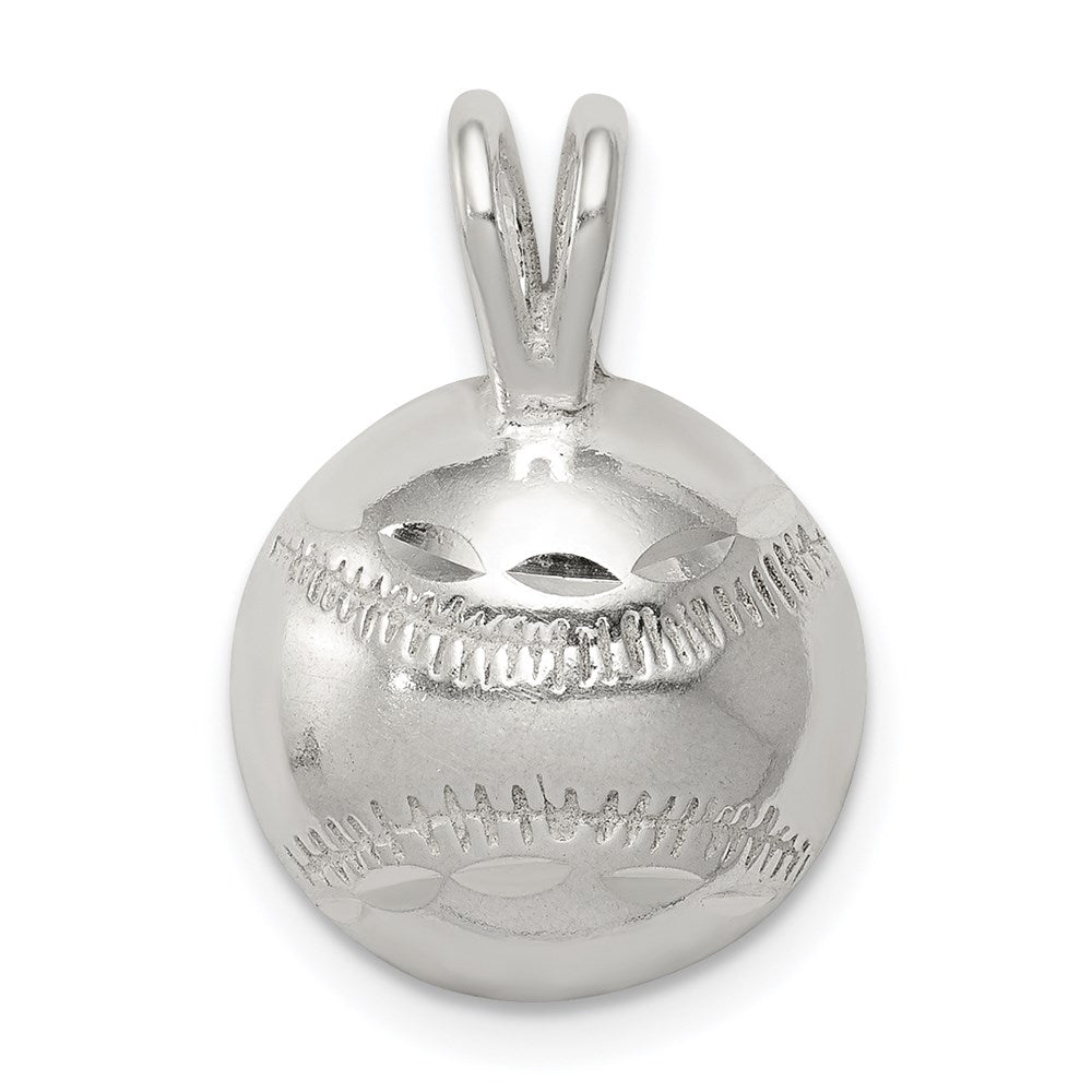 Sterlingsilber Baseball Charm