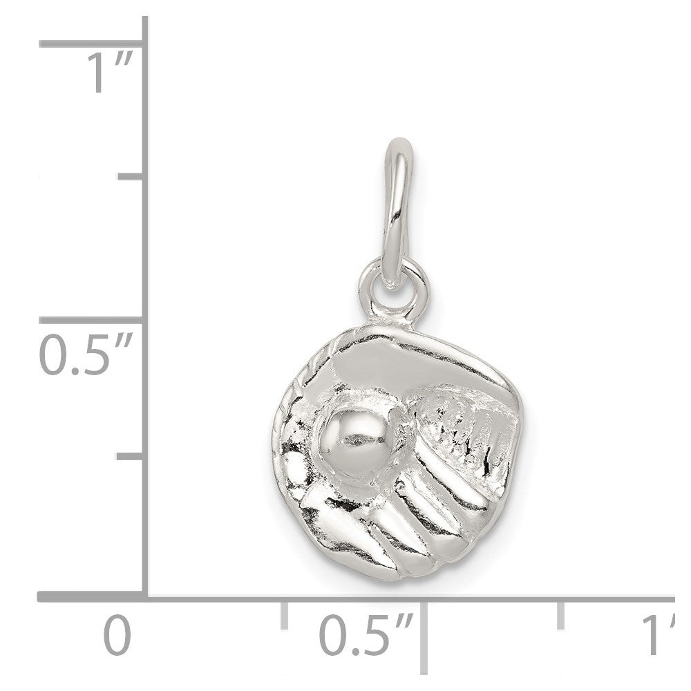 Sterlingsilber Baseball Glove Charm