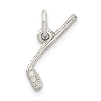 Sterlingsilber Golf Club & Kugel Charm