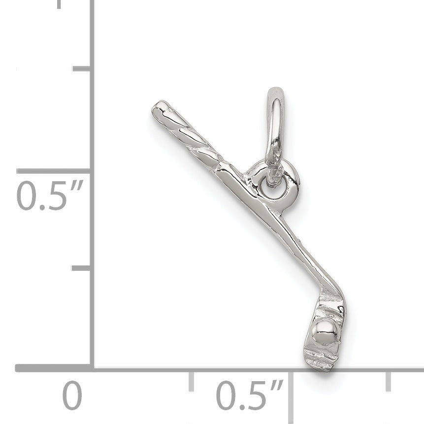 Sterlingsilber Golf Club & Kugel Charm