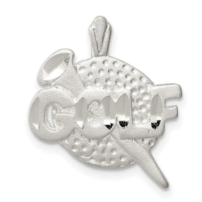 Sterlingsilber Golf Kugel Charm
