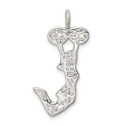 Sterlingsilber Cheerleader Charm