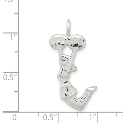 Sterlingsilber Cheerleader Charm