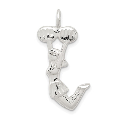 Sterlingsilber Cheerleader Charm