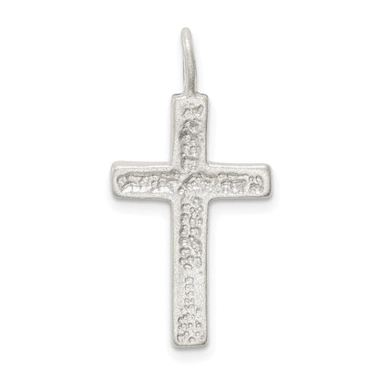 Sterlingsilber Diamantiert Kreuz Anhänger
