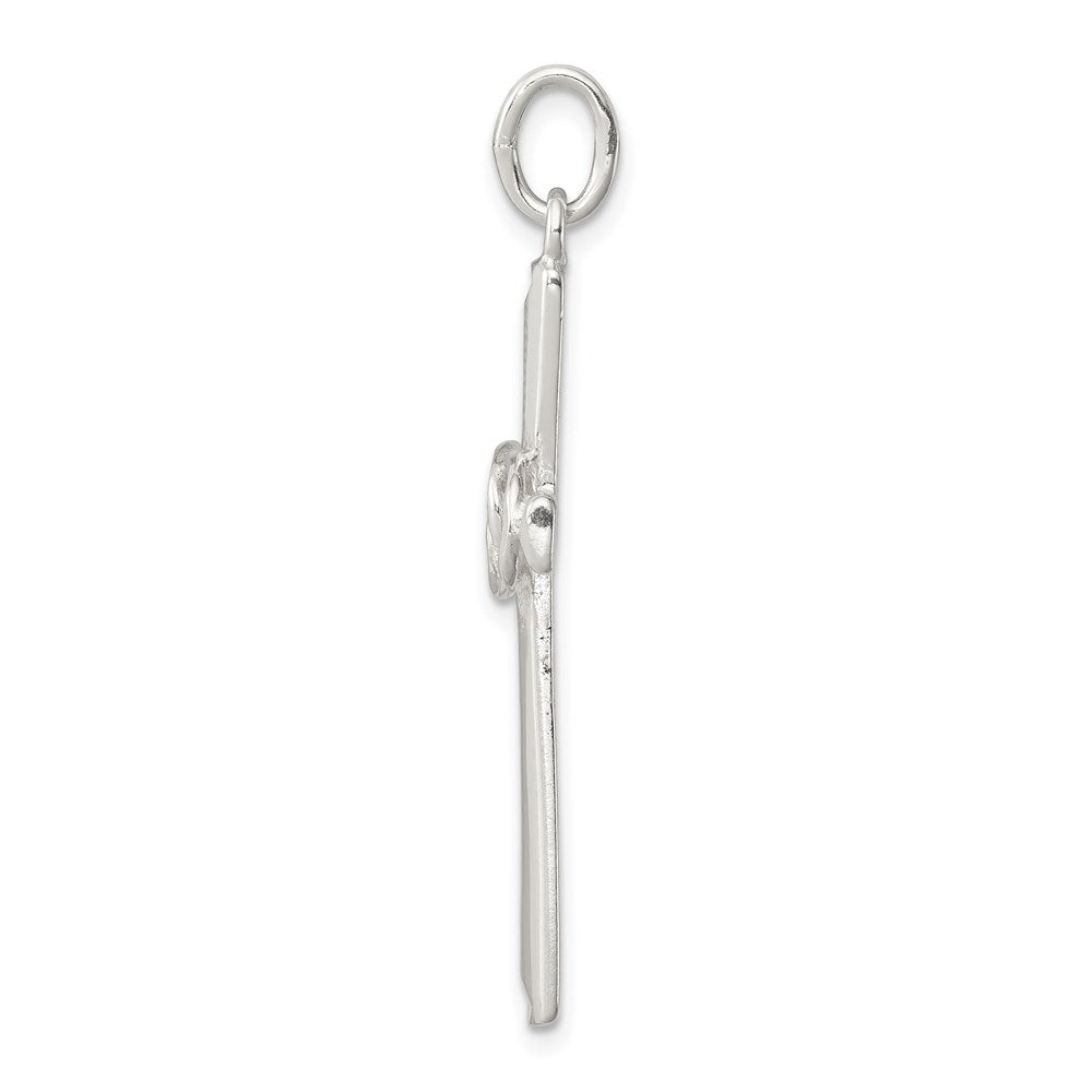 Sterlingsilber Heilig Matrimony Kreuz Anhänger