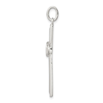 Sterlingsilber Heilig Matrimony Kreuz Anhänger