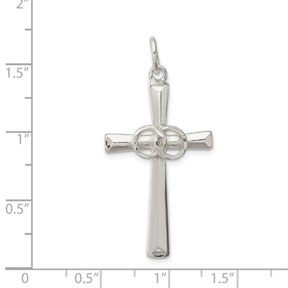 Sterlingsilber Heilig Matrimony Kreuz Anhänger