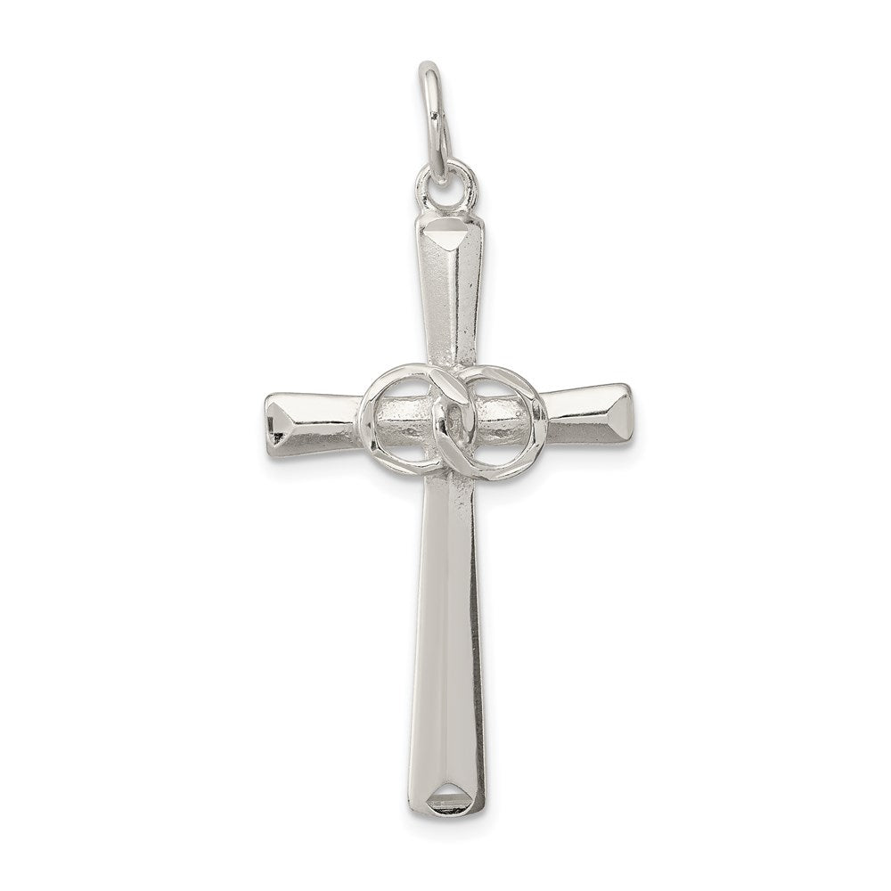 Sterlingsilber Heilig Matrimony Kreuz Anhänger