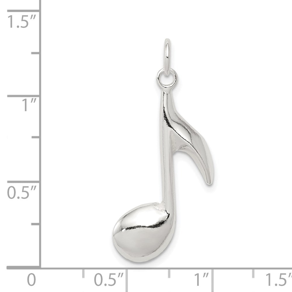 Sterlingsilber Musik Note Charm