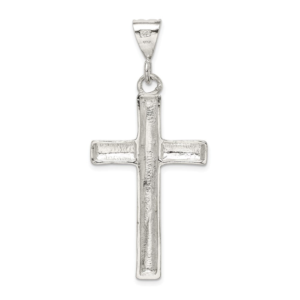 Sterlingsilber Lateinisch Kreuz Anhänger