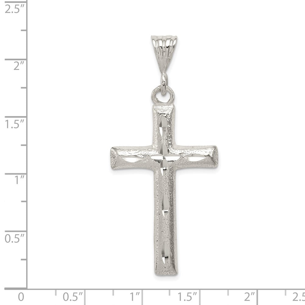 Sterlingsilber Lateinisch Kreuz Anhänger