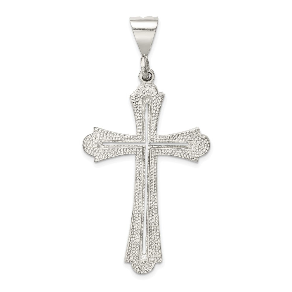 Sterlingsilber Diamantiert Kreuz Anhänger