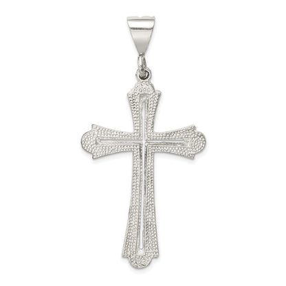 Sterlingsilber Diamantiert Kreuz Anhänger