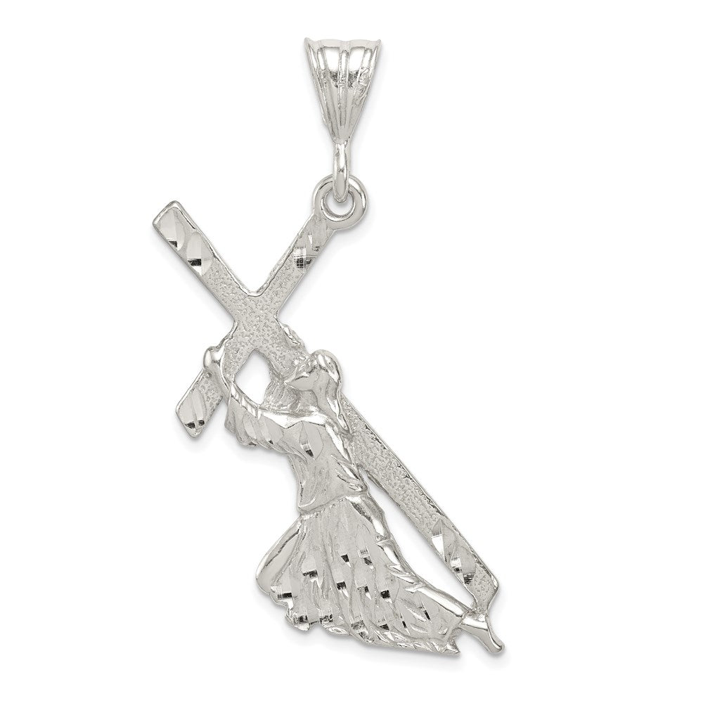 Sterlingsilber St. Andrew Kreuz Anhänger