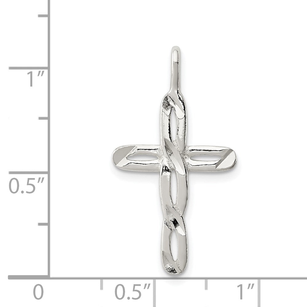 Sterlingsilber Kreuz Anhänger