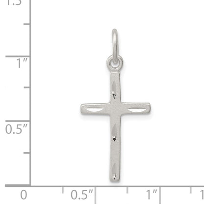 Sterlingsilber Kreuz Charm