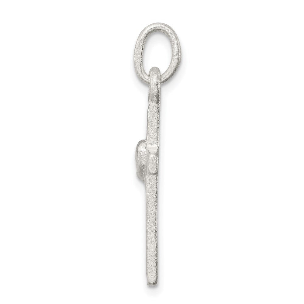 Sterlingsilber Lateinisch Kreuz Anhänger