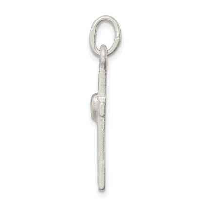 Sterlingsilber Lateinisch Kreuz Anhänger
