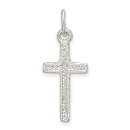 Sterlingsilber Lateinisch Kreuz Anhänger