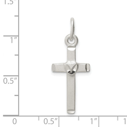 Sterlingsilber Lateinisch Kreuz Anhänger
