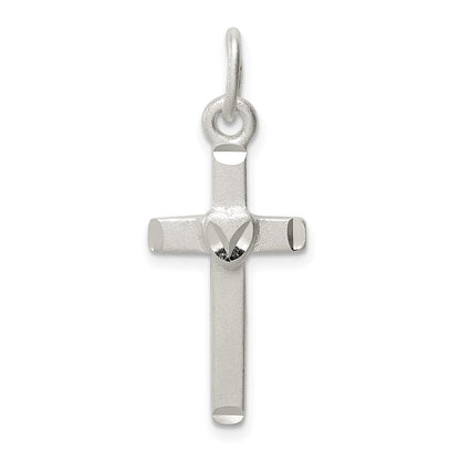 Sterlingsilber Lateinisch Kreuz Anhänger