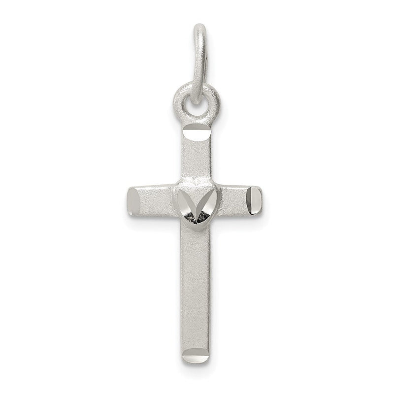 Sterlingsilber Lateinisch Kreuz Anhänger