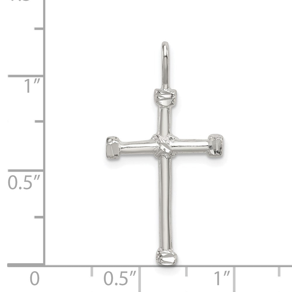 Sterlingsilber Kreuz Charm