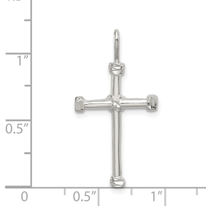 Sterlingsilber Kreuz Charm