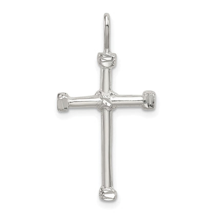 Sterlingsilber Kreuz Charm