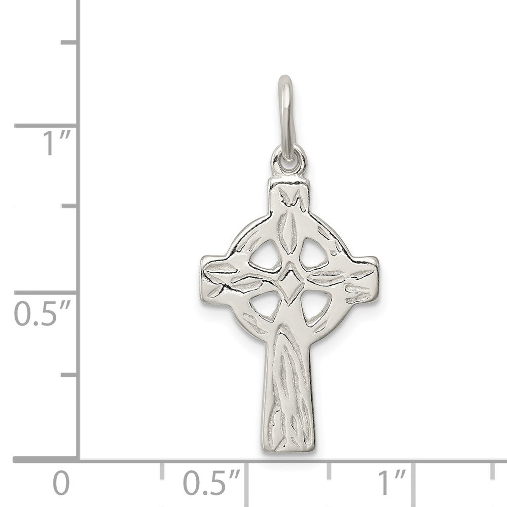 Sterlingsilber Keltisch Kreuz Charm