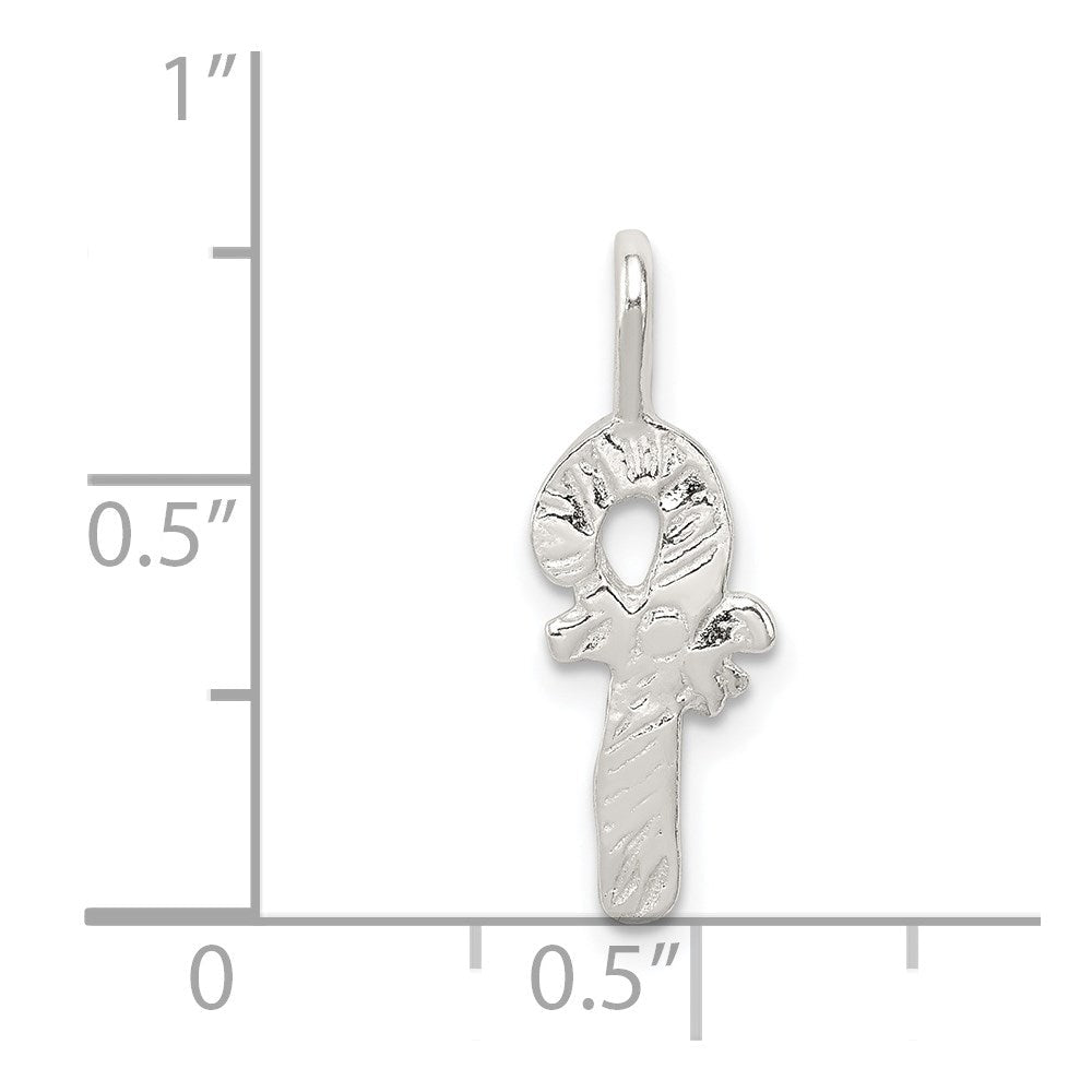 Sterlingsilber Candy Cane Charm
