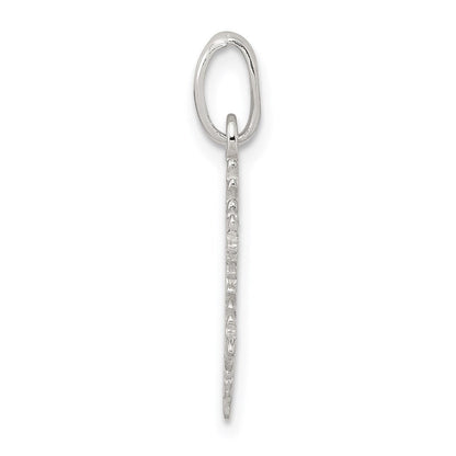 Sterlingsilber Schneeflocke Charm
