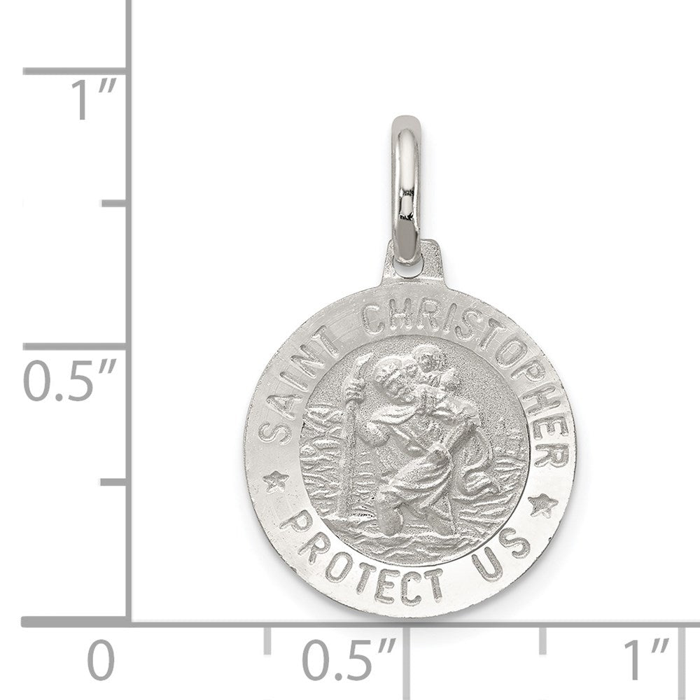 Sterlingsilber St. Christopher Medaille
