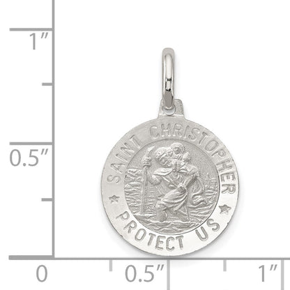 Sterlingsilber St. Christopher Medaille