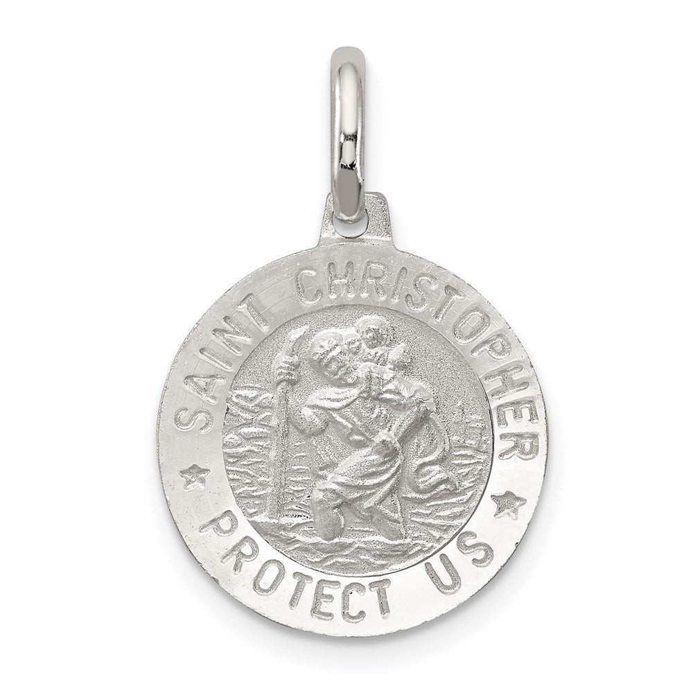 Sterlingsilber St. Christopher Medaille