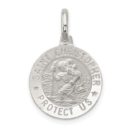 Sterlingsilber St. Christopher Medaille