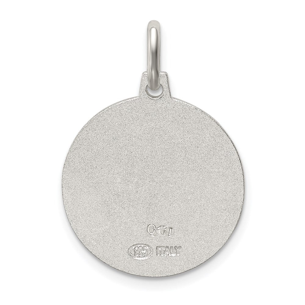 Sterlingsilber St. Christopher Medaille