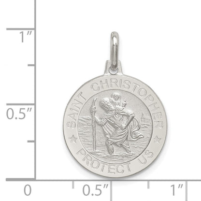 Sterlingsilber St. Christopher Medaille