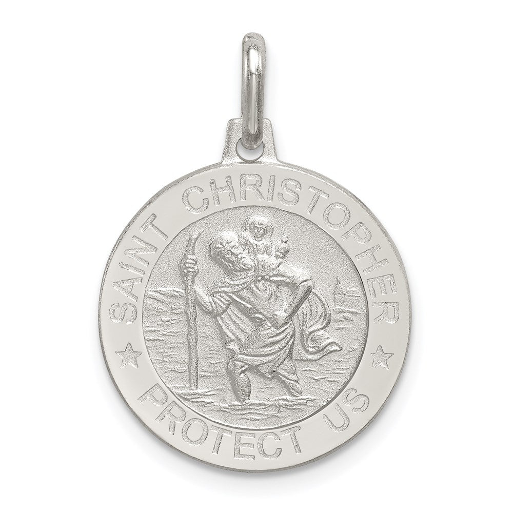 Sterlingsilber St. Christopher Medaille