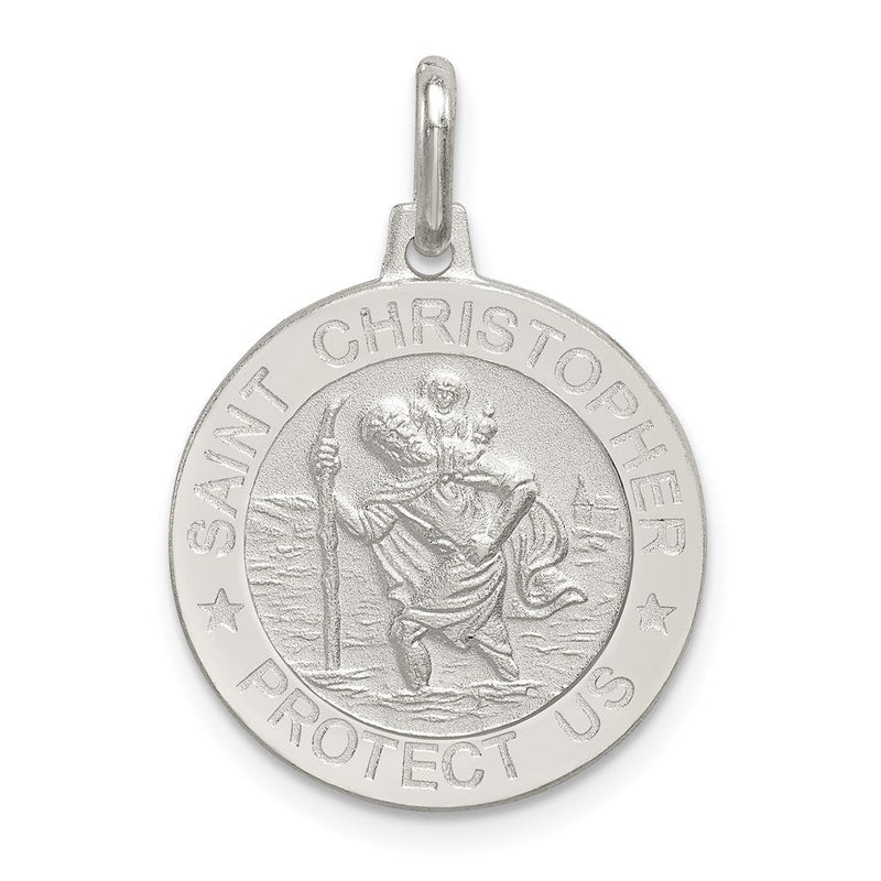 Sterlingsilber St. Christopher Medaille