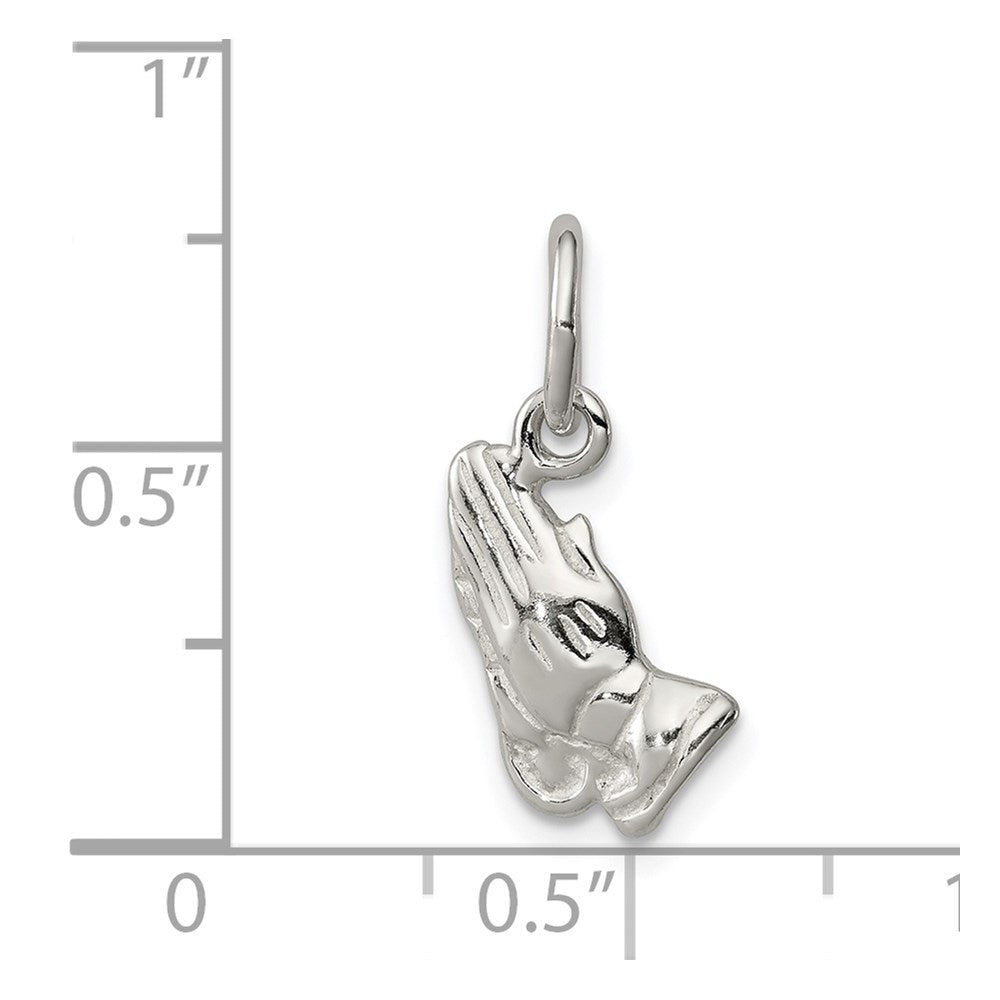 Sterlingsilber Betend Hands Charm