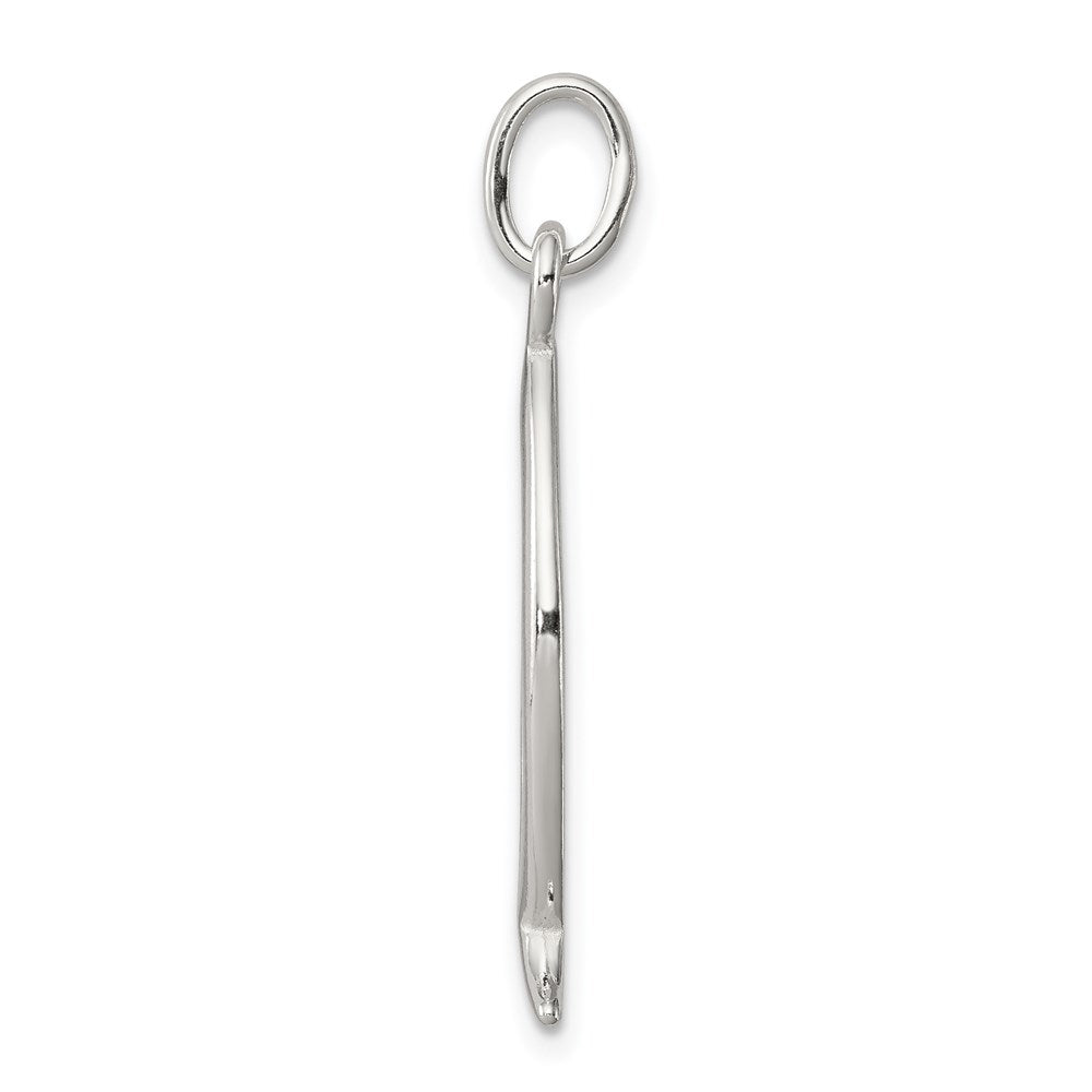 Sterlingsilber Ichthus Fisch Kreuz Charm