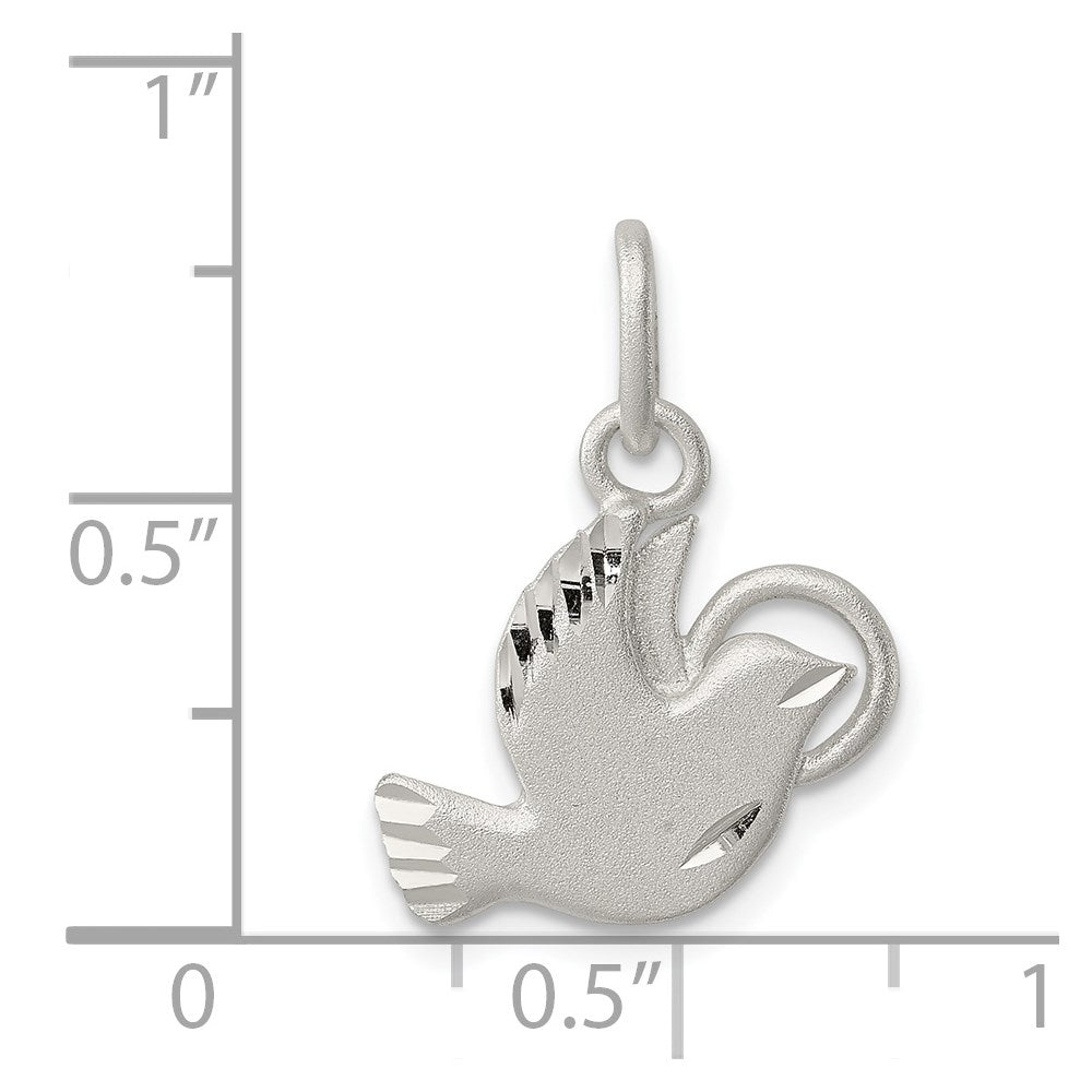 Sterlingsilber Taube Charm