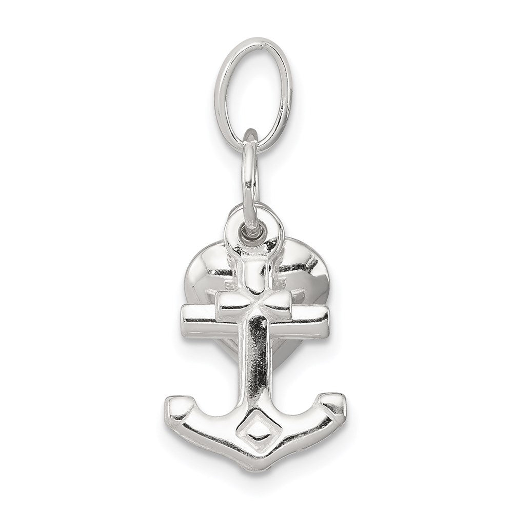 Sterlingsilber Glaube, Hoffnung & Charity Charm